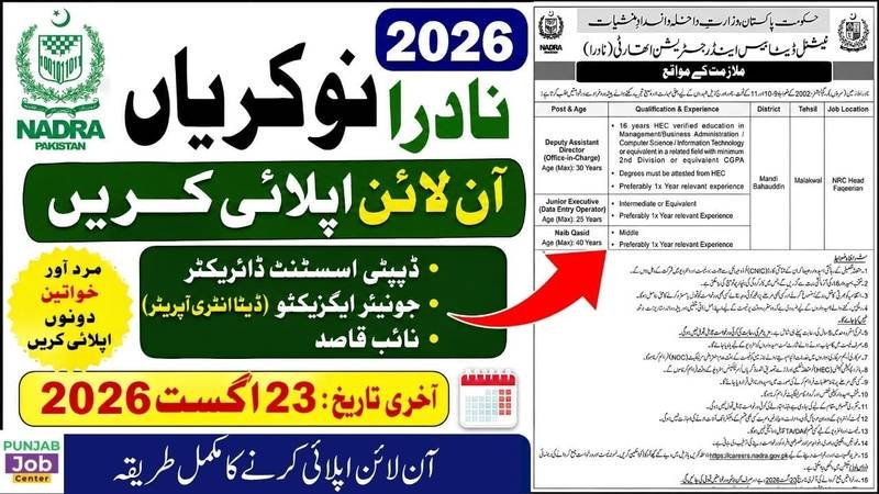nadra jobs 2026 1