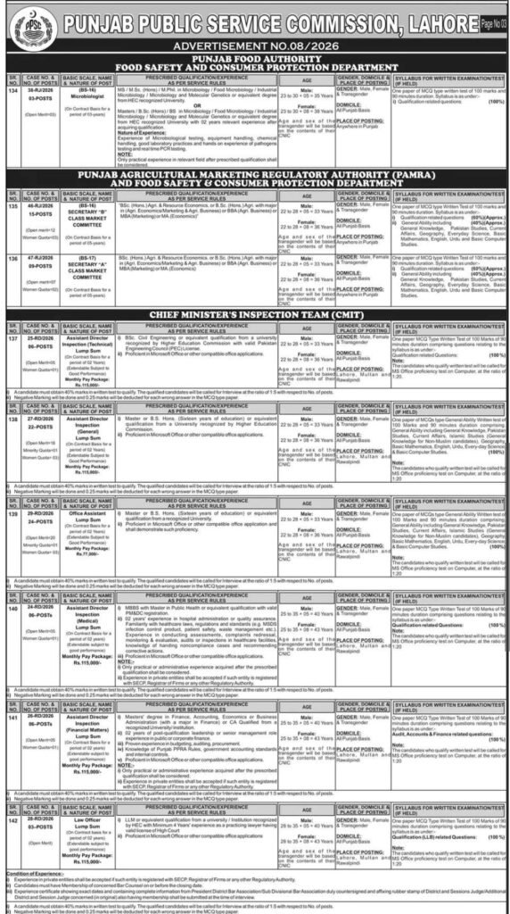PPSC Jobs Advertisement No. 08/2026 – 480+ Vacancies Across Multiple Punjab Departments Screenshot 20260821 1111095751374424568728843 572x1024