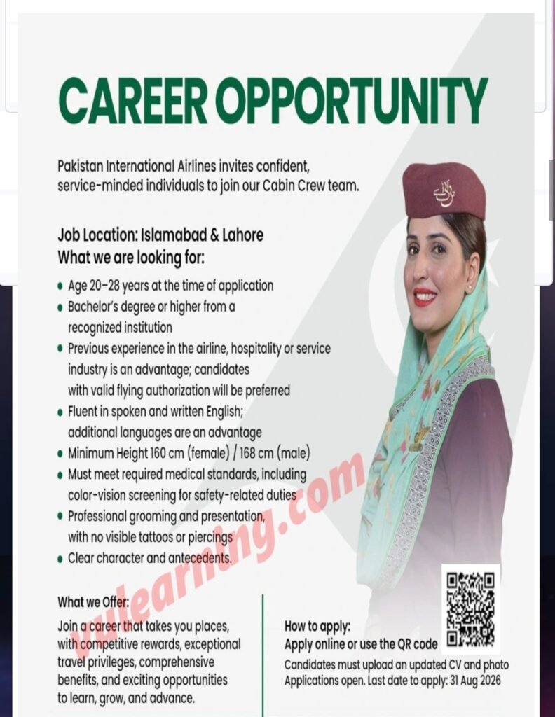PIA Cabin Crew Jobs 2026 – Pakistan Screenshot 20260823 1130375439938504185712668 792x1024
