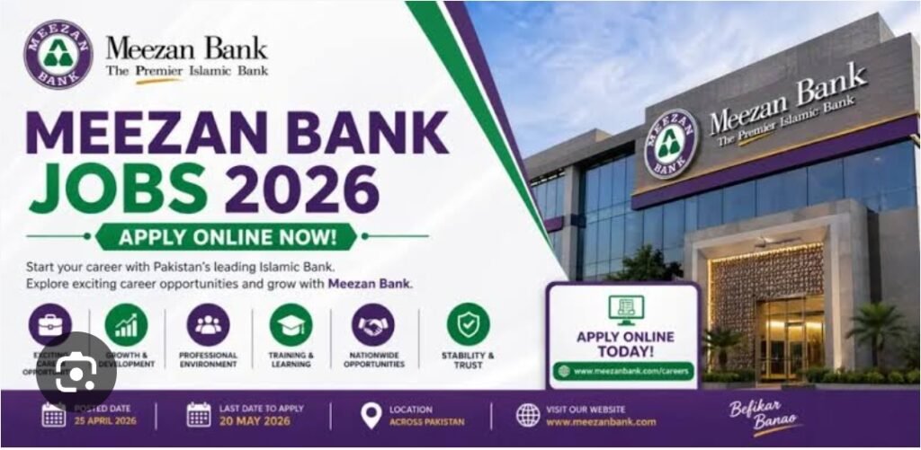Meezan Bank Jobs 2026 โ Branch Services Officer (Cashier) Batch No. 21 screenshot 20260903 113147